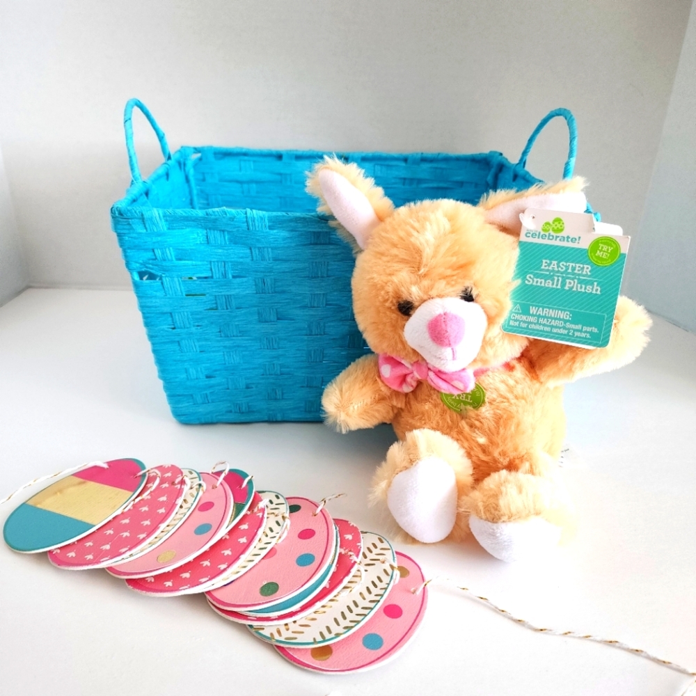 Easter basket sounds bunny and egg string garland bundle.